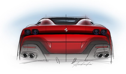 Ferrari SP51 (2022) – Design Sketch