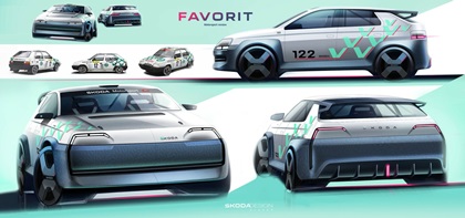 Skoda Favorit by Ljudmil Slavov (2025) – Design Sketch