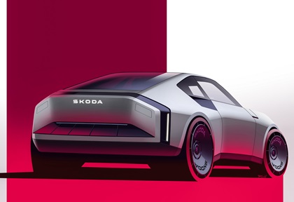 Skoda 110 R Coupe by Richard Svec (2025) – Design Sketch