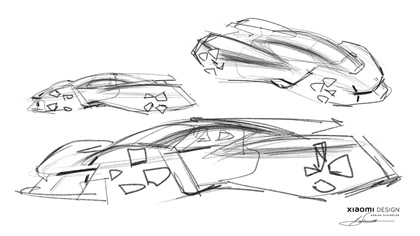 Xiaomi Vision GT (2026) – Design Sketch by Adrian Schindler