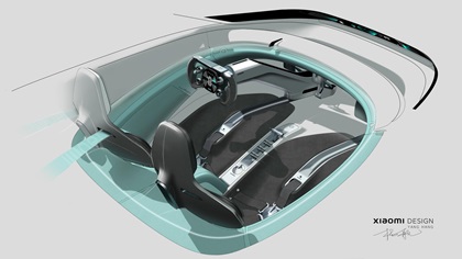 Xiaomi Vision GT (2026) – Interior Design Sketch by Yang Hang