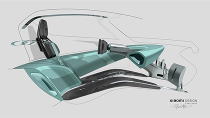 Xiaomi Vision GT (2026) – Interior Design Sketch by Yang Hang
