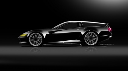Daytona Shooting Brake Homage by Niels van Roij Design – Design Sketch, 2019