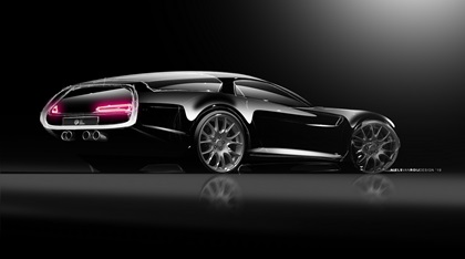 Daytona Shooting Brake Homage by Niels van Roij Design – Design Sketch, 2019