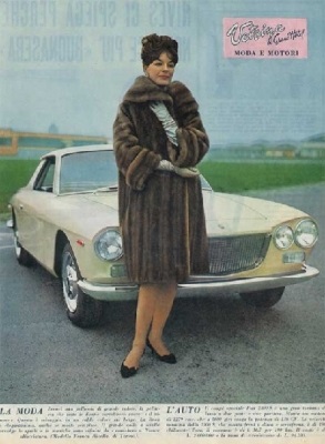 The first Pininfarina Fiat 2300 Coupé Speciale 2 Posti  Prototype appeared in a photo shoot for ...