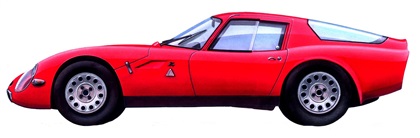 Alfa Romeo Giulia TZ2 (Zagato), 1964