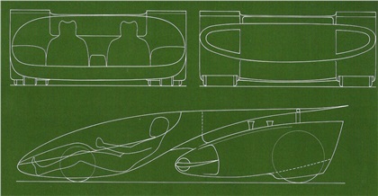 Colani Le Mans Prototype – Design Sketch, 1970