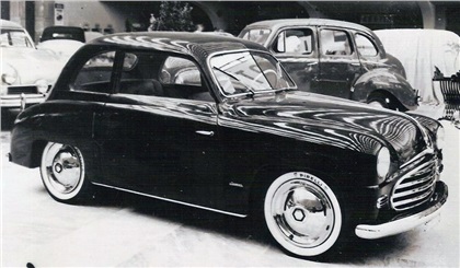Moretti 600 Berlina 1a serie, 1950 - Turin Auto Show