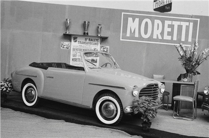 Moretti 750 Cabriolet 1a serie, 1953 - Paris Auto Show