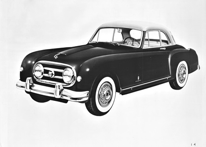 Nash-Healey LeMans Hardtop (Pininfarina), 1953 – Design Sketch