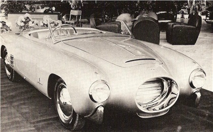 Lancia Aurelia PF200 Convertible (Pininfarina) - Turin Motor Show'53 - Решетка на заднем крыле