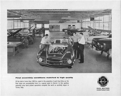 Dual-Ghia, 1957 - Final assembly conditions matched to high quality