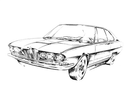 Jaguar FT Coupé (Bertone), 1966 - Design Sketch by Marcello Gandini