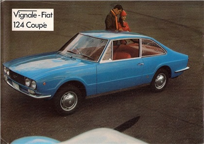 Fiat 124 Coupe Eveline (Vignale), 1969 - UK Brochure