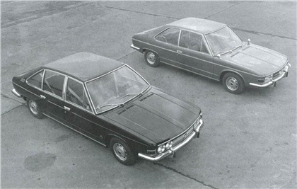 Tatra T613 Prototypes (Vignale), 1969 - Four-Door Limousine (#0-00-29) and Two-Door Coupe (#0-00-26)