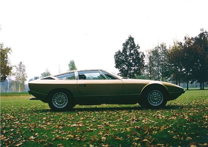 Maserati Khamsin (Bertone), 1972 - An official Carrozzeria Bertone press release photograph.