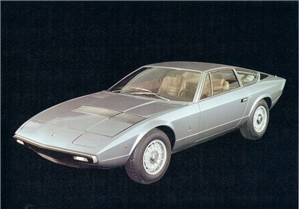 Maserati Khamsin (Bertone), 1972 - Exterior photo from original factory brochure