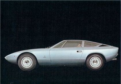 Maserati Khamsin (Bertone), 1972 - Exterior photo from original factory brochure