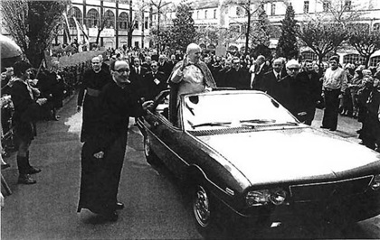 Lancia Gamma Spider (Pininfarina), 1978 - Pope John Paul II