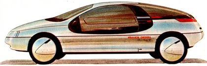 Heuliez Atlantic, 1986 - Design Sketch