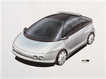Seat Proto C (ItalDesign), 1990 - Design Sketch