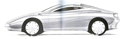 GM Chronos (Pininfarina), 1991 - Design Sketch