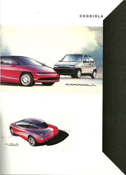 From a 1992 brochure showing various idea cars based on the Fiat Cinquecento