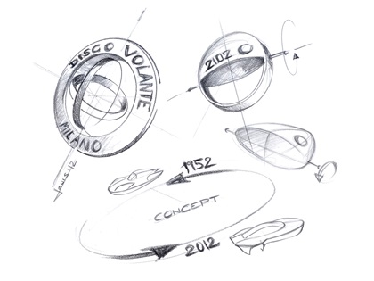 Touring Superleggera Disco Volante, 2012 - Design Sketches