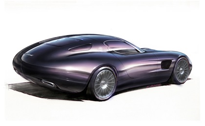 Maserati Mostro (Zagato), 2015 - Design Sketch by Norihiko Harada