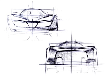 Pininfarina H2 Speed, 2016 - Design Sketches