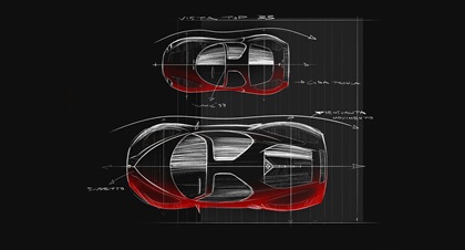 Alfa Romeo 33 Stradale, 2023 – Design Sketches