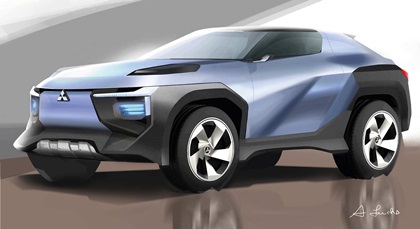 Mitsubishi Moonstone Concept (IED), 2023 – Design Sketch