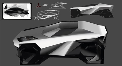 Mitsubishi Moonstone Concept (IED), 2023 – Design Sketch