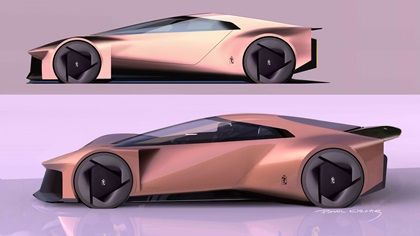 Pininfarina Enigma GT, 2024 – Design Sketch