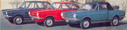 Fiat 850 Berlina, Coupe and Spider (Vignale)
