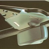 A rear-view video monitor was just one of the many near-future-think gadgets inside the 1989 Mitsubishi HSR concept car.