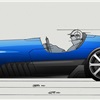 Bugatti Type 35D – Design Sketch by Tancredi De Aguilar, 2015