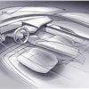 Mercedes-Benz Generation EQ Concept, 2016 - Interior Design Sketch