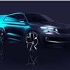 Skoda VisionS Concept, 2016 - Design Sketch