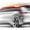 Volkswagen Budd-e Concept, 2016 - Design Sketch