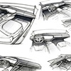 Volkswagen T-Prime Concept GTE, 2016 - Interior Design Sketch