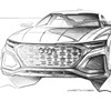 Audi Q8 Sport Concept, 2017 - Design Sketch