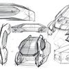 Renault EZ-GO Concept, 2018 - Design Sketches by Andrey Basmanov