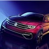 Volkswagen Atlas Cross Sport Concept, 2018 - Design Sketch