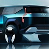 Kia EV9 Concept, 2021 – Design Sketch