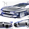 Hyundai N Vision 74, 2022 – Design Sketch