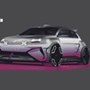 Alpine A290_β show-car, 2023 – Design Sketch