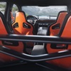 The G-Matrix Strut Brace is applied to the trunk, which not only enhances the dynamic presence of the concept car but also reinforces the vehicle structural stiffness behind the bucket seats.