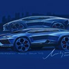 Lamborghini Lanzador Concept, 2023 – Design Sketch by Mitja Borkert