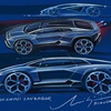 Lamborghini Lanzador Concept, 2023 – Design Sketch by Mitja Borkert